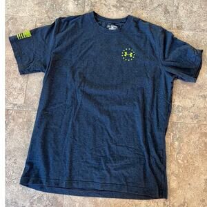Under Armour Freedom Wounded Warrior Gray short sleeve T-shirt, Men's size 2XL